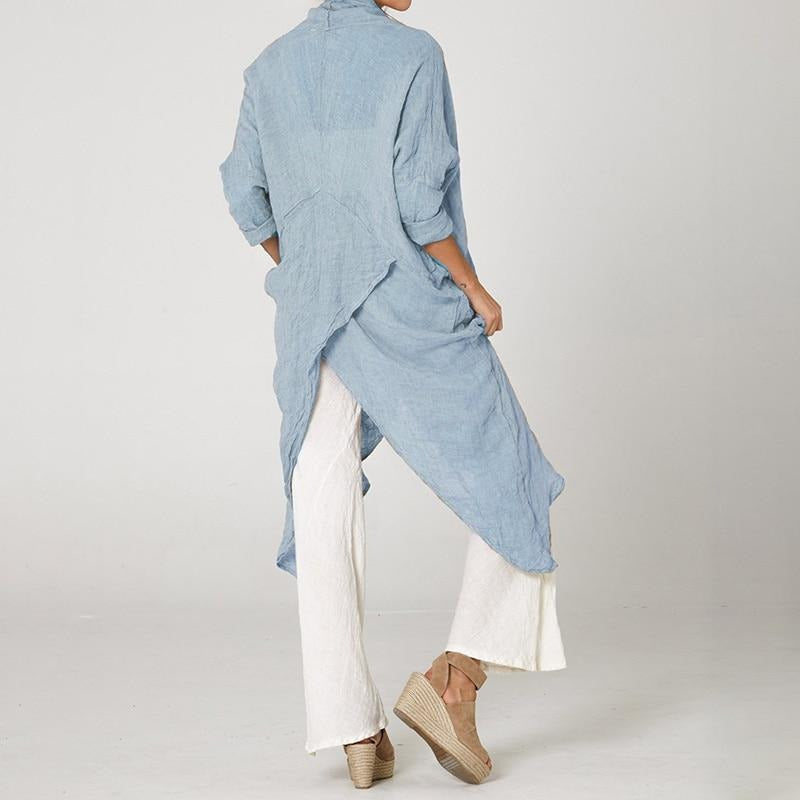 Boho Chic High-Low Tunic – Effortless Elegance with a Free-Spirited Edge