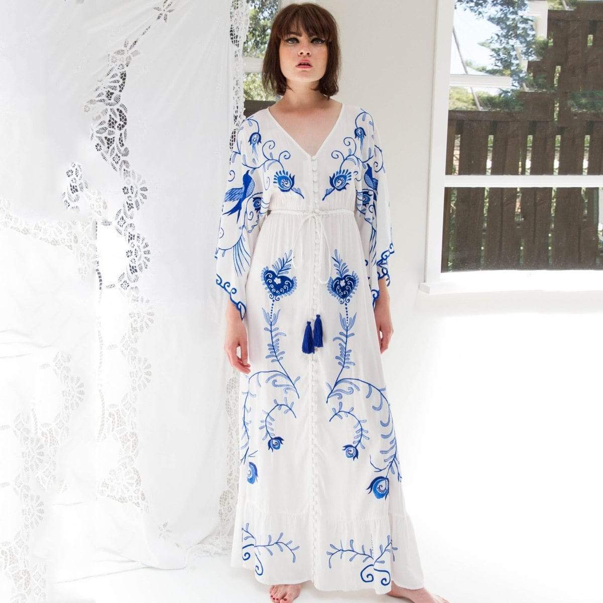Higher Consciousness – Boho-Chic Maxi Dress for Free Spirits