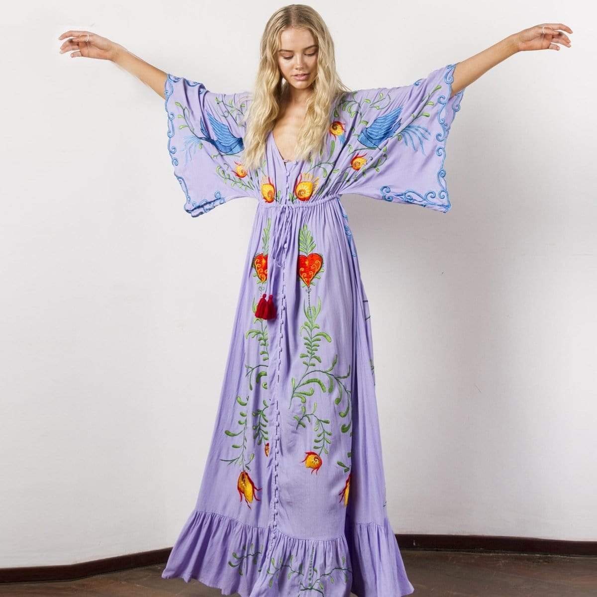 Higher Consciousness – Boho-Chic Maxi Dress for Free Spirits