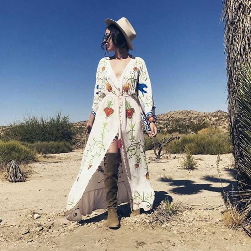 Higher Consciousness – Boho-Chic Maxi Dress for Free Spirits