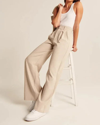 Tailored Wide Leg Pants