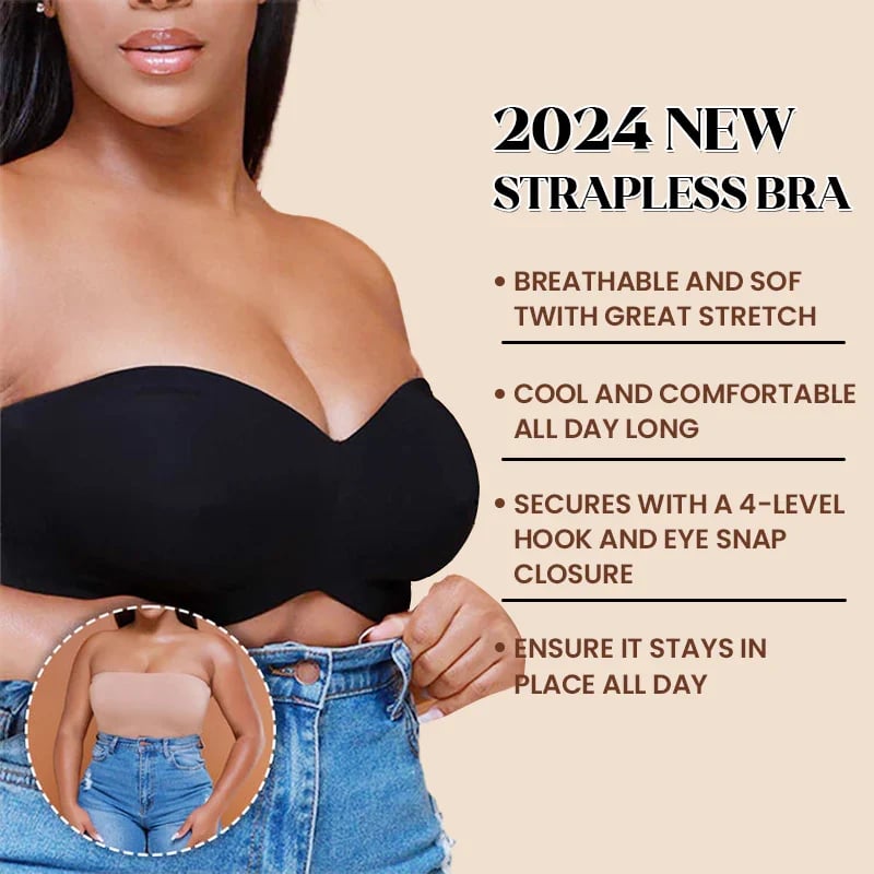 Non-Slip Multi-Way Strapless Bra