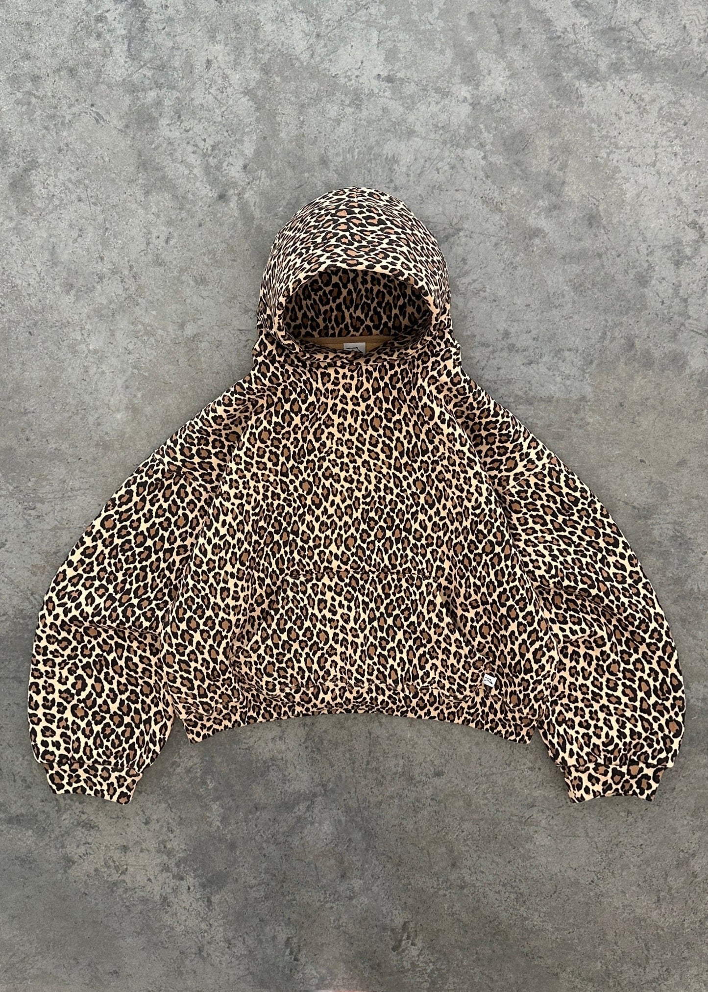 Cheetah Print Oversized Hoodie