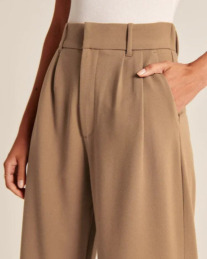 Tailored Wide Leg Pants