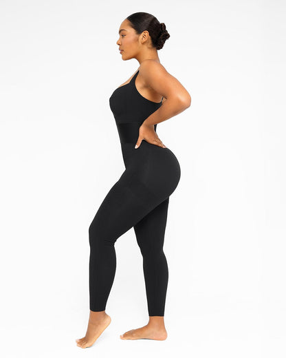 ElasticFuse Waistband Shaping Jumpsuit