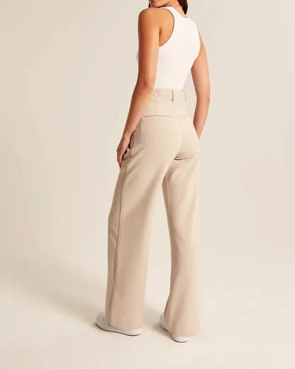 Tailored Wide Leg Pants