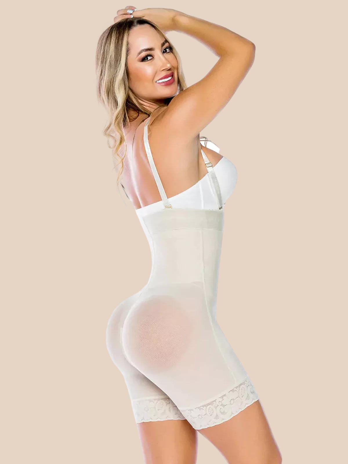 Fajas Colombianas Butt Lifter Shapewear Shorts Crotch with Zipper