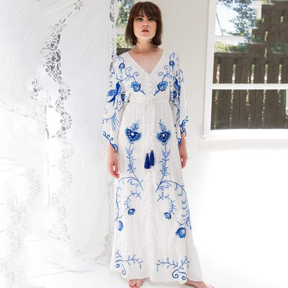 Higher Consciousness – Boho-Chic Maxi Dress for Free Spirits
