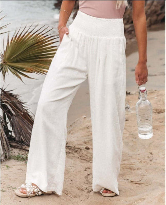 Wide Loose Linen Pants