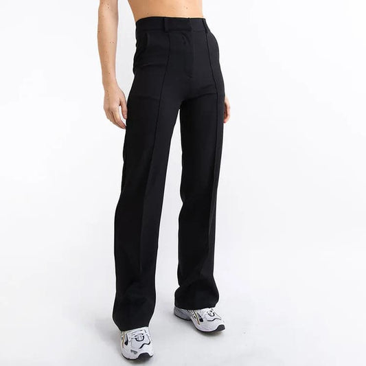 High Waisted Pleated Suit Pants