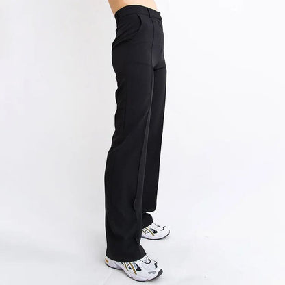 High Waisted Pleated Suit Pants