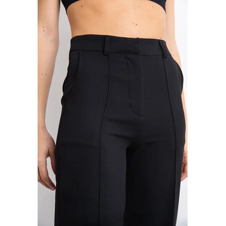 High Waisted Pleated Suit Pants