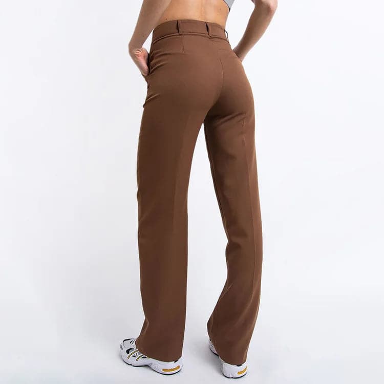 High Waisted Pleated Suit Pants