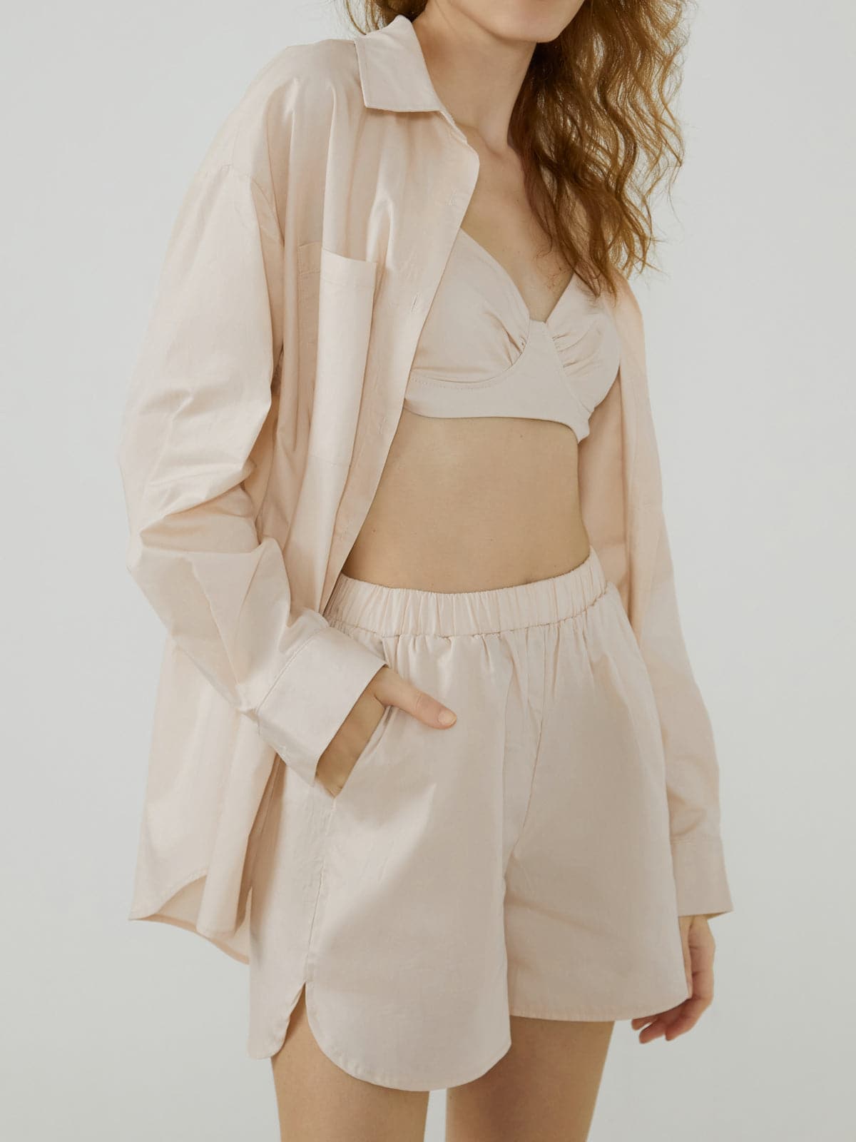 Utility Three Piece Shorts Set