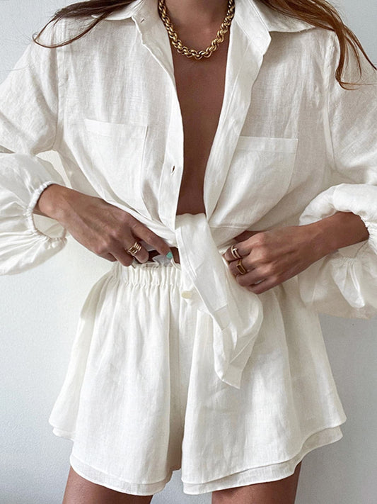 Aegean Linen Two Piece Set